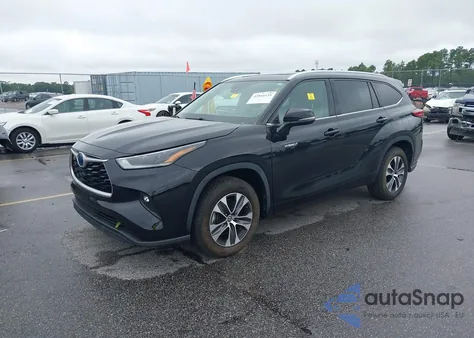 2021 Toyota Highlander Hybrid Xle из США, поврежденный, VIN 5TDGARAH2MS011038